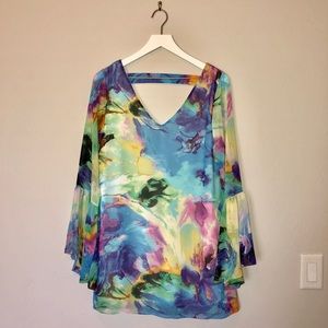 NWT Multicolor Long Sleeve Dress